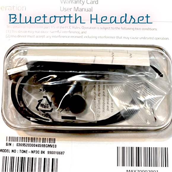 LG Bluetooth Headset - Picture 5 of 9